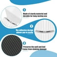 thumbnail image 4 of maskred 2piece Stopper For Headboard Wide Application Affordable And Easy Installation Wall Adjustable Threaded Bed Frame white/7.7-9cm 1Set, 4 of 6
