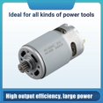 thumbnail image 4 of 2X Motor de CC RS550 de 21 V, Engranaje de 14 Dientes y 9,5 mm para Mini Motosierra, Motor Eléctrico, Taladro, Accesorios para Herramientas Eléctricas Recargables, 4 of 5