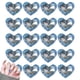 thumbnail image 1 of 20 diamantes de imitación para decoración de uñas, 8,5 x 10 mm, en forma de corazón, brillantes, de cristal, para decoración de uñas en 3D, ropa, joyas, bolsos, manualidades, 1 of 6