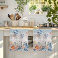 thumbnail image 4 of Jellyfish Coastal Kitchen Towels Set of 4, Summer Beach Coral Starfish Blue Grey Absorbent Dish Towels for Kitchen, Microfiber Hand Towel, Quick Drying Tea Towel for Cleaning Decorative Dishcloths, 4 of 7