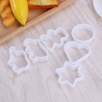 Raindrops Baking Tools Cookie Cutter Set Plastic Shaping Cookies DIY Enthusiasts Christmas 6Pcs