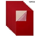 thumbnail image 2 of Toystoory 10 piezas de hojas de terciopelo autoadhesivas, forro de caja de joyería, plantilla de tapicería de fieltro para cajón y Decoración del hogar Rojo, 2 of 6