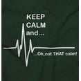 thumbnail image 2 of Keep Calm Funny EMT Humor Women's T Shirt Ladies Tee Brisco Brands M, 2 of 6