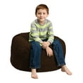 thumbnail image 4 of Chill Sack Bean Bag Chair, Memory Foam Lounger with Microsuede Cover, Kids, 2 ft, Chocolate, 4 of 8