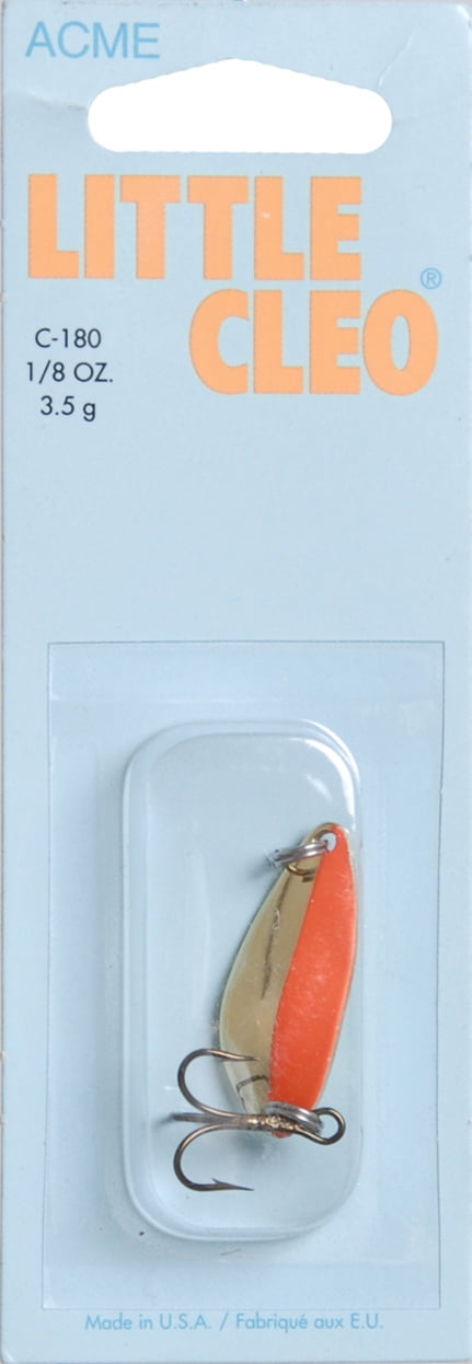 acme Little Cleo Fishing Terminal Tackle 1 1//4-Ounce Nickel Blue