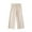 Beige, variant on MeetoTime Children's Summer Long Pants Boys Girls Elastic Waist Ice Silk Stretch Solid Color Wide Leg Pants Suitable for 2-11 Years