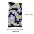 thumbnail image 3 of Yhmxh Sand Free Beach Towel, 27.5x55 Inch Microfiber Thin Lightweight High Absorbent Pool Towels with Flower Pattern, Quick Dry Sturdy Travel Supplies for Swimming Pool Party, Yoga, Hiking, Camping, 3 of 5