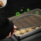 thumbnail image 5 of Recipiente hermético de acero inoxidable para almacenar carne en el refrigerador | Capacidad de 1 libra | Organizador de alimentos de cocina apto para lavavajillas con base y tapa elevadas, 5 of 9