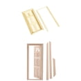 thumbnail image 1 of Puerta de Miniaturas de , Miniaturas de Puerta de Madera, Puerta de madera externa, de 6 paneles Puerta de madera, Decoración, 1 of 9