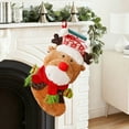 thumbnail image 2 of Tarmeek Christmas Stockings, Cute Reindeer Knitted Stockings Hanging Christmas Ornamnets, Xmas Stocking for Fireplace Home Decor Party Favors, Christmas Decorations Indoor, 2 of 6