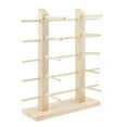 thumbnail image 3 of Esquirla Wood Sunglasses Eyeglass Rack Display Stand Holder Double Lines for 10 Pairs, 3 of 8