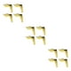 thumbnail image 2 of Patas de Muebles Wosthever Titanio Dorado 10cm 4 Piezas, 2 of 6
