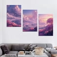 thumbnail image 4 of GOSMITH Art Wall Decor Oil Painting 12x16in x3 Dreamy Background Ready to Hang 12x16x3pcs, 4 of 4