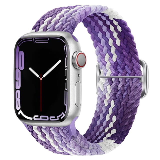Correa de bucle trenzado para Apple watch, pulsera elástica Solo para iWatch series 7 se 3 6 Ultra 8, 44mm, 40mm, 45mm, 41mm, 42mm, 38mm, 49mm