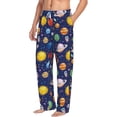 thumbnail image 6 of Gukieu Space Planet Print Men's Home Trousers, Elastic Drawstring Home Pajamas Clothing Suitable for Adult Men-X-Large, 6 of 6