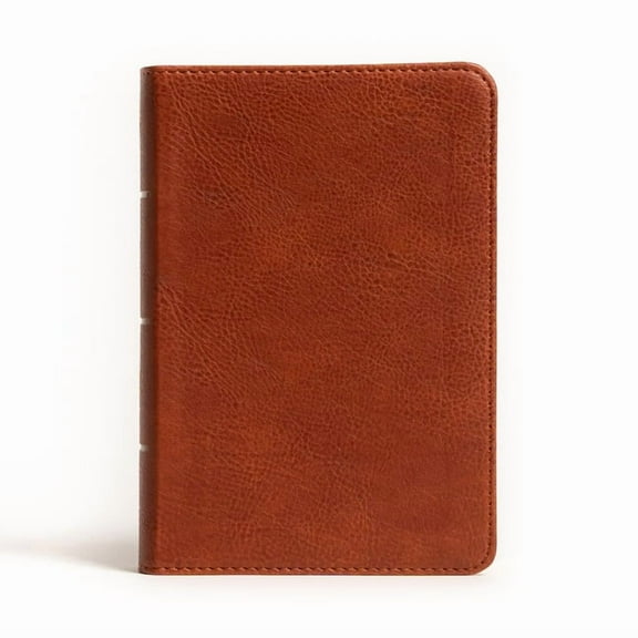 NASB Large Print Compact Reference Bible, Burnt Sienna Leathertouch, (Hardcover)
