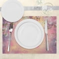 thumbnail image 3 of Ambesonne East Place Mats Set of 4, Japanese Flourishing Spring, Standard Size, Peach Lavender, 3 of 6