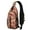 Pink-30, variant on Vintage Ethnic Colorful Lightweight Sling Bag for Women Men – Durable polyester, Breathable padded back, Sturdy plastic buckle – Vintage Nordic Style Rustic Design for Travel, Hiking, Outdoor