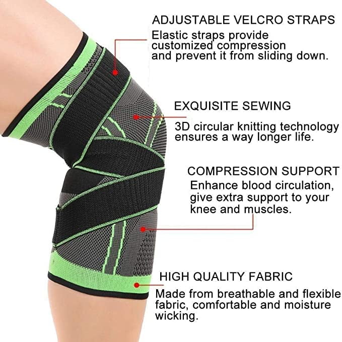 NEENCA Men Women Professional Knee Brace Compression Sleeve Support  M to XXXL