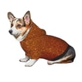 thumbnail image 7 of Haiem Orange Glitter for Winter Dog Hoodie Sweatshirts with Pockets Warm Dog Clothes for Small Dogs Chihuahua-Small, 7 of 7