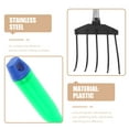 thumbnail image 3 of HAMPPLIES 2 Pcs Cultivateur à Main avec Forme Compacte en Fer et Acier Inoxydable Accessoire de Jardinage pour Extérieur, 3 of 8