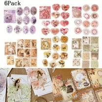 60-Piece Lace Edge Paper Set, Decorative Antique Cutouts for Scrapbooking, Journaling & Card Making