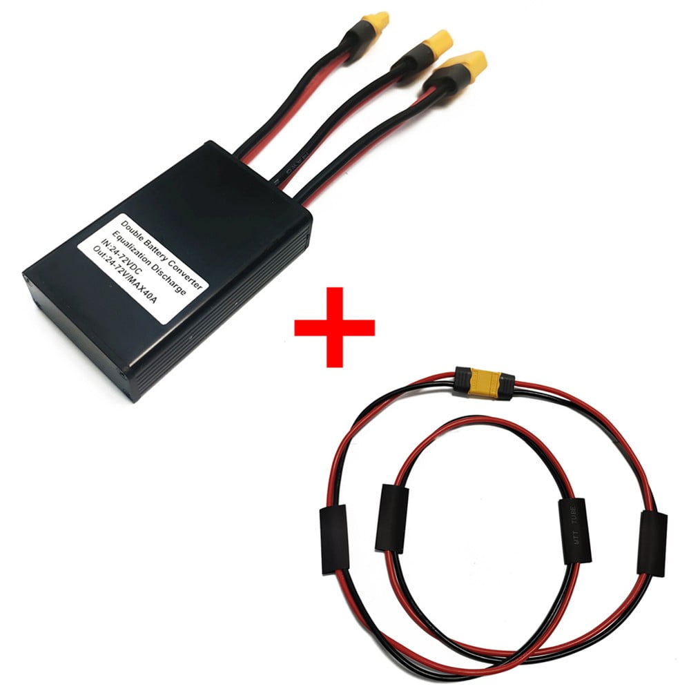 Ebike Dual Battery Connection Adapter Switcher Module Increase Battery Capacity 