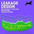 thumbnail image 3 of Slow Feed Chew and Fetch Crocodile, Crocodile Treat-Dispensing Slow-Feeding Toy, Cute Alligator Feeder Puzzle to Fetch Toy, Easy to Fill Freeze & Clean, Dental Aid for Small Medium Large Dogs(M-1PC), 3 of 10