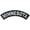 MINNESOTA, variant on OHIO TOP ROCKER, PATCH - US States OHIO High Thread Iron-On Heat Sealed Backing Sew-On Biker's Large Patch - 12â x 3â