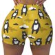 thumbnail image 2 of Fotbe Cartoon Bear Yellow Shorts Sin Costuras – Shorts Deportivos de Cintura Alta para Mujer, Elásticos para Gimnasio, Yoga, Running o Ciclismo-Medium, 2 of 8