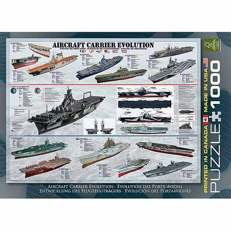EuroGraphics Aircraft Carrier Evolution 1000-Piece Puzzle