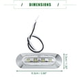 thumbnail image 4 of Unique Bargains 6pcs Universal Interior Boat Navigation Lights Marine Boat Lights for Boat Bow Stern Kayak Yacht White, 4 of 6