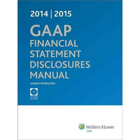 Gaap Financial Statement Disclosures Manual 2014 2015