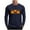 Navy, variant on UVEASISHA Halloween Gifts for Men Big and Tall Long Sleeve T-Shirts Novelty Pumpkin Heart Print Graphic Tees Holiday Casual Workout Shirt Black 5XL