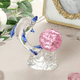 thumbnail image 2 of Animales y plantas marinos de Crystal Crafts, dos adornos de estilo simple en miniatura para sala de estar, dormitorio y delfín azul marino, 2 of 5