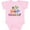 AD-Pink, variant on Inktastic Easter Hip Hop Hooray with Eggs and Carrot Boys or Girls Baby Bodysuit