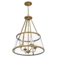 thumbnail image 6 of Quoizel  Barlow Weathered Brass 4-light Pendant, 6 of 8