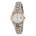 thumbnail image 1 of Seiko SUR686 Solar Two Tone Mother of Pearl Dial Reloj de diamantes para mujer Seiko SUR686, 1 of 1