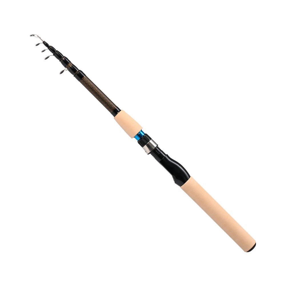 Sagargo Lightweight Spinning Rod Short-Section Contraction Carbon Raft Fishing Rod Portable