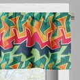 thumbnail image 3 of Ambesonne Grunge Valance Pack of 2, Crazy Funky Graffiti, 42"X12", Multicolor, 3 of 5
