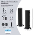 thumbnail image 3 of Jierben Sound Bar for smart TV, 2-in-1 Detachable Soundbar , home theater sound system TV Speakers with 3 EQ Modes, Bluetooth 5.4/HDMI-ARC/Optical/AUX Connection for PC/Gaming/Projectors, 3 of 9