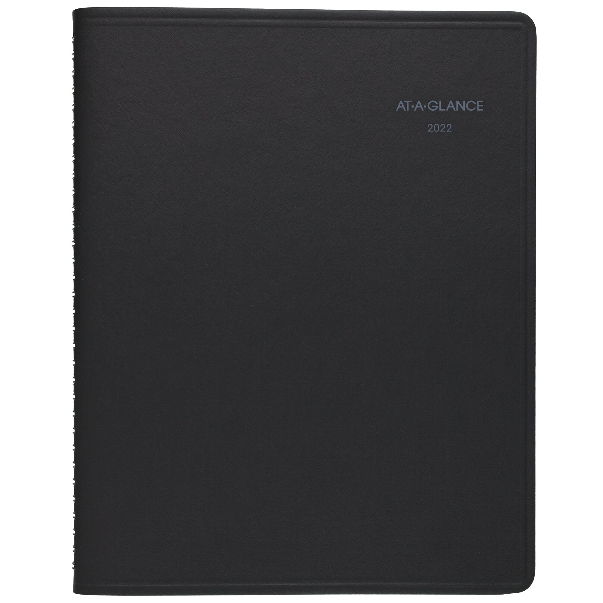 AT-A-GLANCE QuickNotes Monthly Planner, 8 1/4' x 11', Black, January 2022 to December 2022 - 76060522
