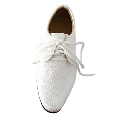 

Binmer Children Infant Kids Baby Boys British Style Student Perform Casual Shoes