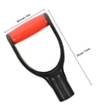 thumbnail image 2 of PTOOTP 2Pcs Plastic Shovel Handle Replacement D Shaped Grip Comfortable Durable Garden Use, 2 of 6