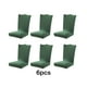 thumbnail image 3 of Injueey 6 pack/lote fundas para sillas adicionales hechas con poliéster para una sensación suave y cómoda de alta elasticidad Decoración del hogar Verde negruzco, 3 of 6