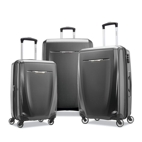 Juego de equipaje Samsonite Winfield 3 DLX Hardside, 3 piezas, grafito