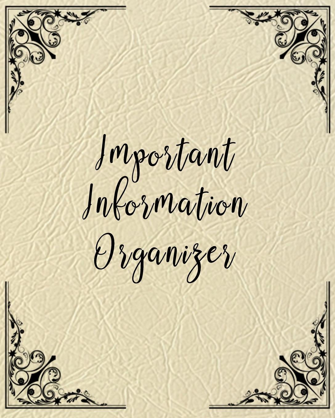 Important Information Organizer Important Dates Gift And Card Notebook