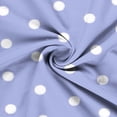 thumbnail image 6 of SMihono Fashion Womens Casual Long Sleeve Dress Fashion Dot Print Side Split Comfy Midi Dress Dressy Crewneck Spring Tunic Dress Tops Blue 6, 6 of 7