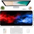 thumbnail image 2 of Large Extended Gaming Mouse Pad with Stitched Edges, Non-Slip Waterproof Rubber Base Mouse Pad for Office, Computer, Keyboard, Laptop and Home Desk Pad 35.4 x 15.7 x 0.12 Inch (American Antique Flag), 2 of 7