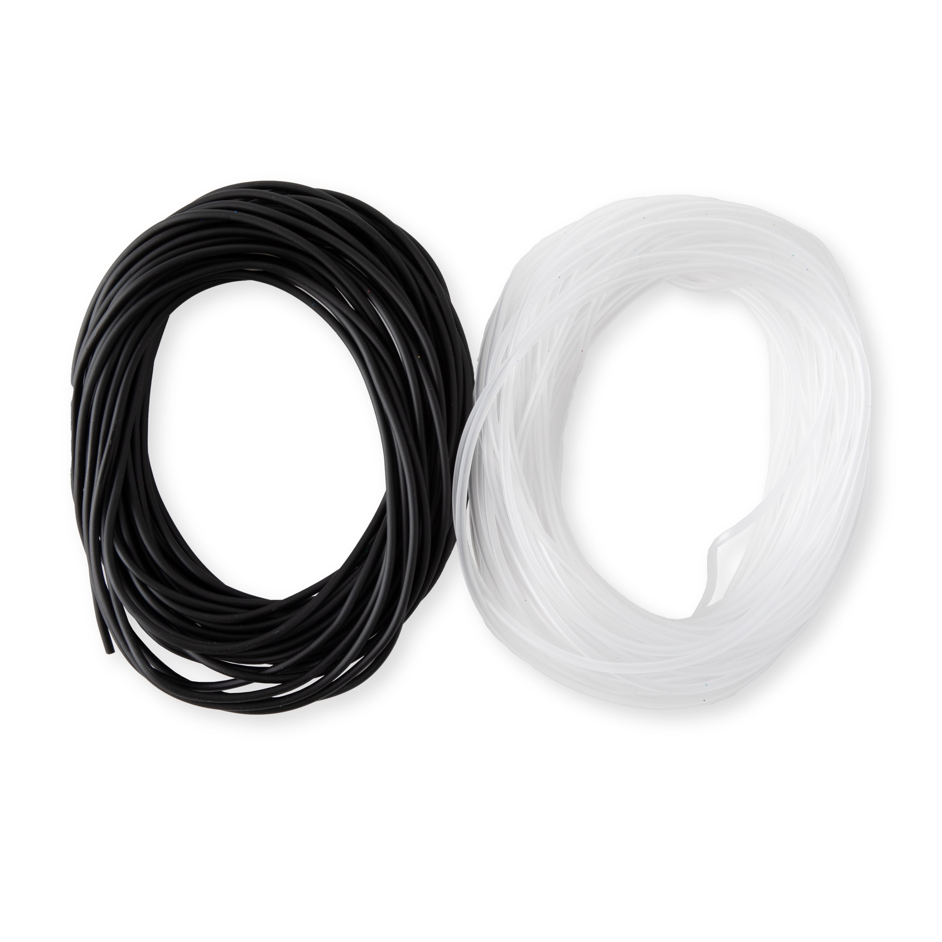 12 Pack: Black & Frost Pony Bead Lacing by Creatology